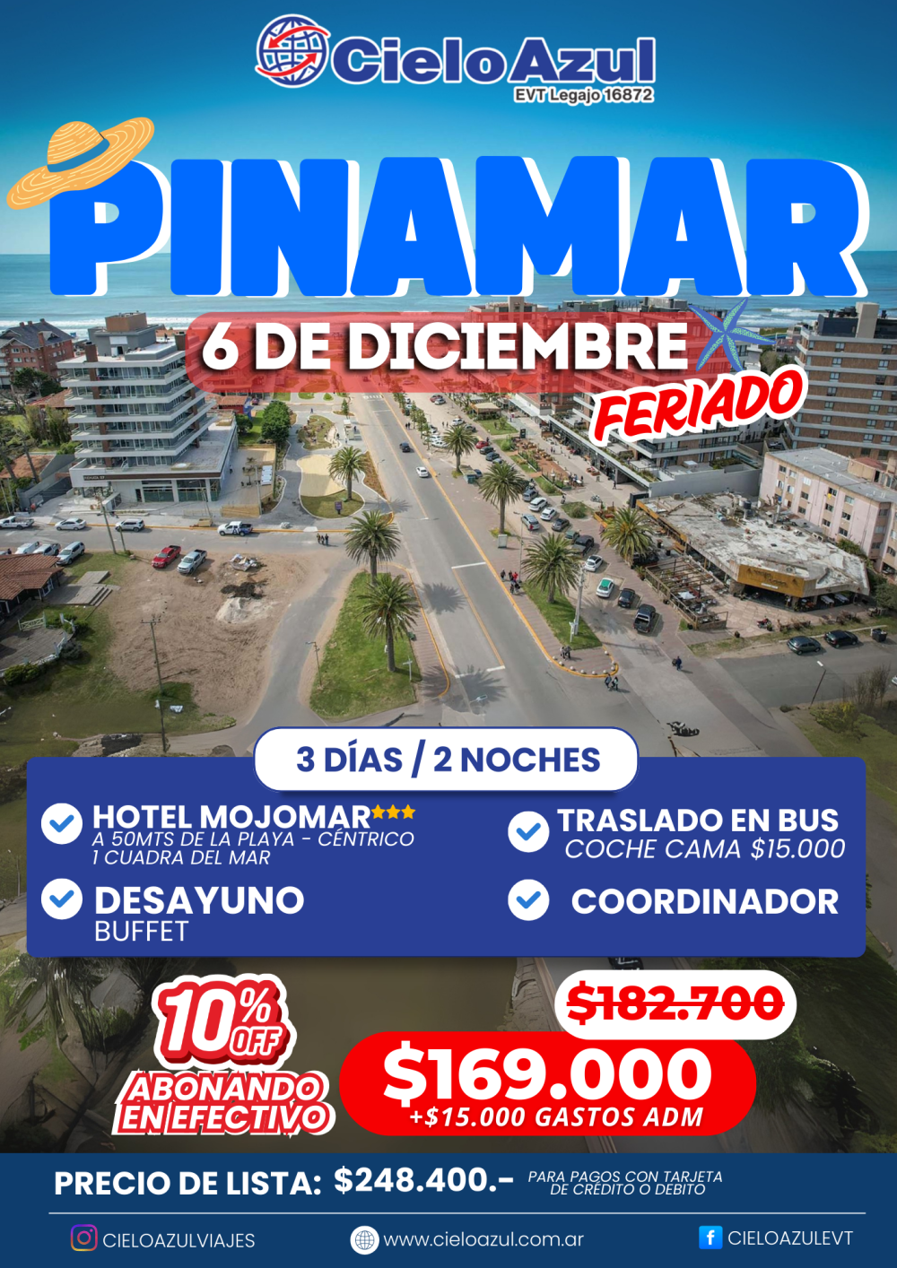 PINAMAR - FERIADO DE DICIEMBRE