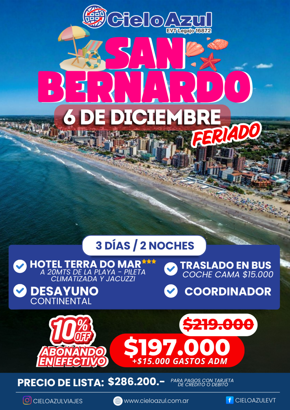 SAN BERNARDO - FERIADO DE DICIEMBRE