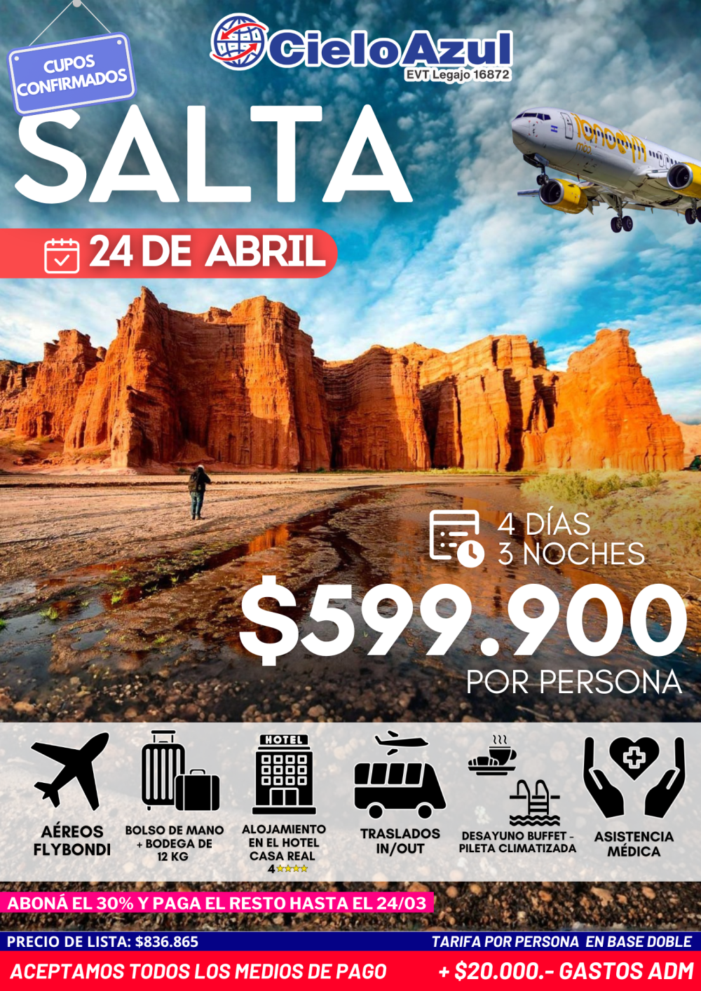 SALTA ABRIL - PAQUETE PROPIO