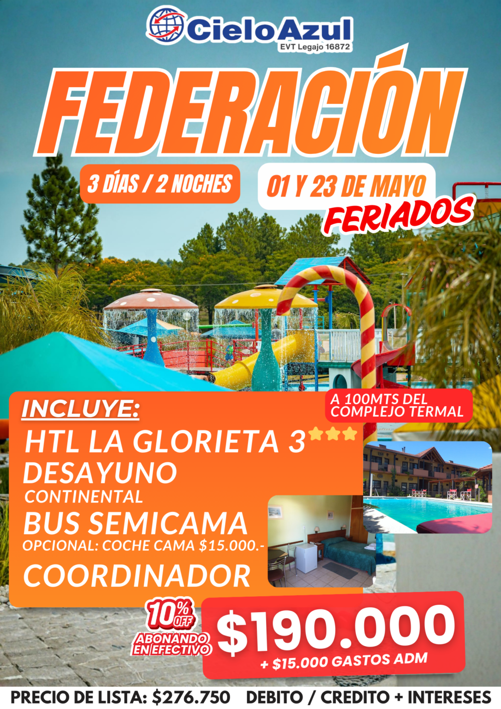 FEDERACIÓN FERIADO DE MAYO