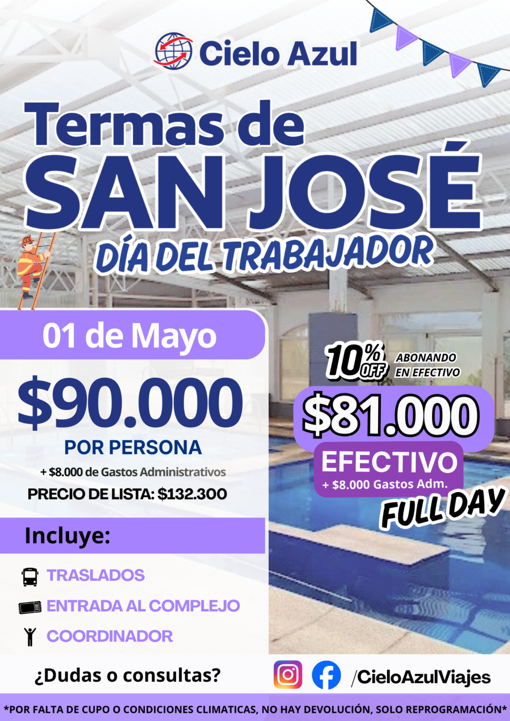 TERMAS DE SAN JOSE 01 DE MAYO