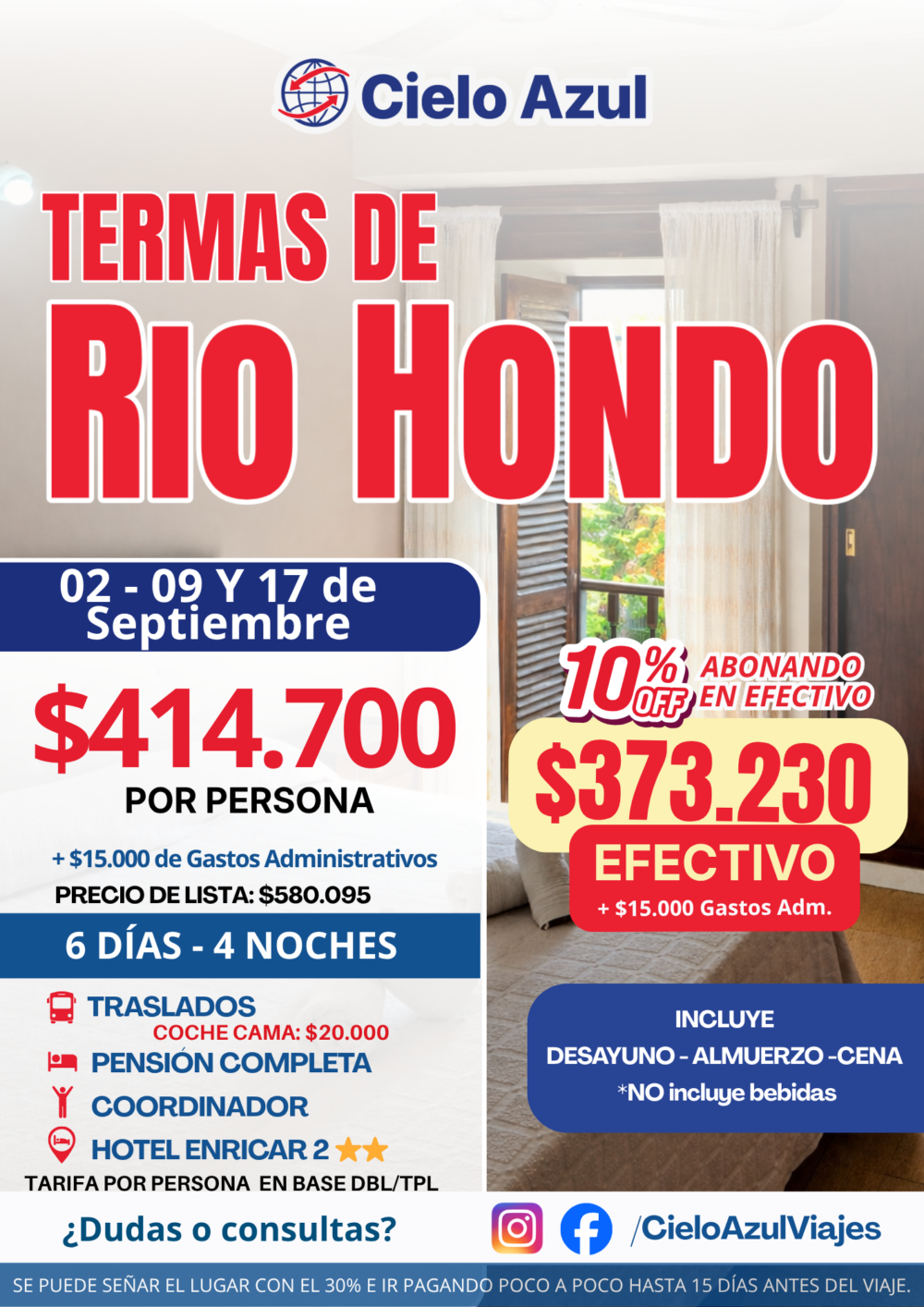 TERMAS DE RIO HONDO EN SEPTIEMBRE