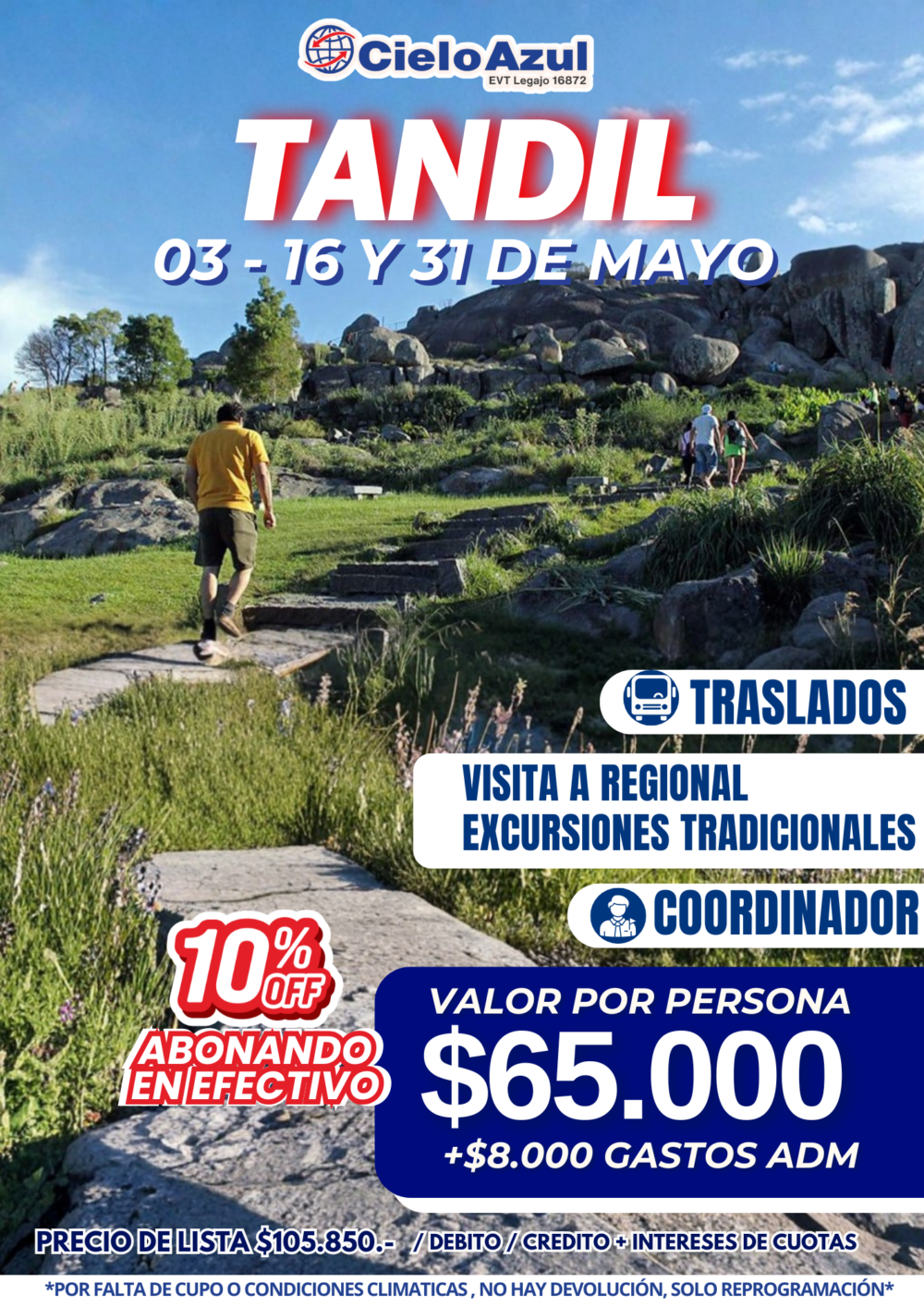 TANDIL EN MAYO