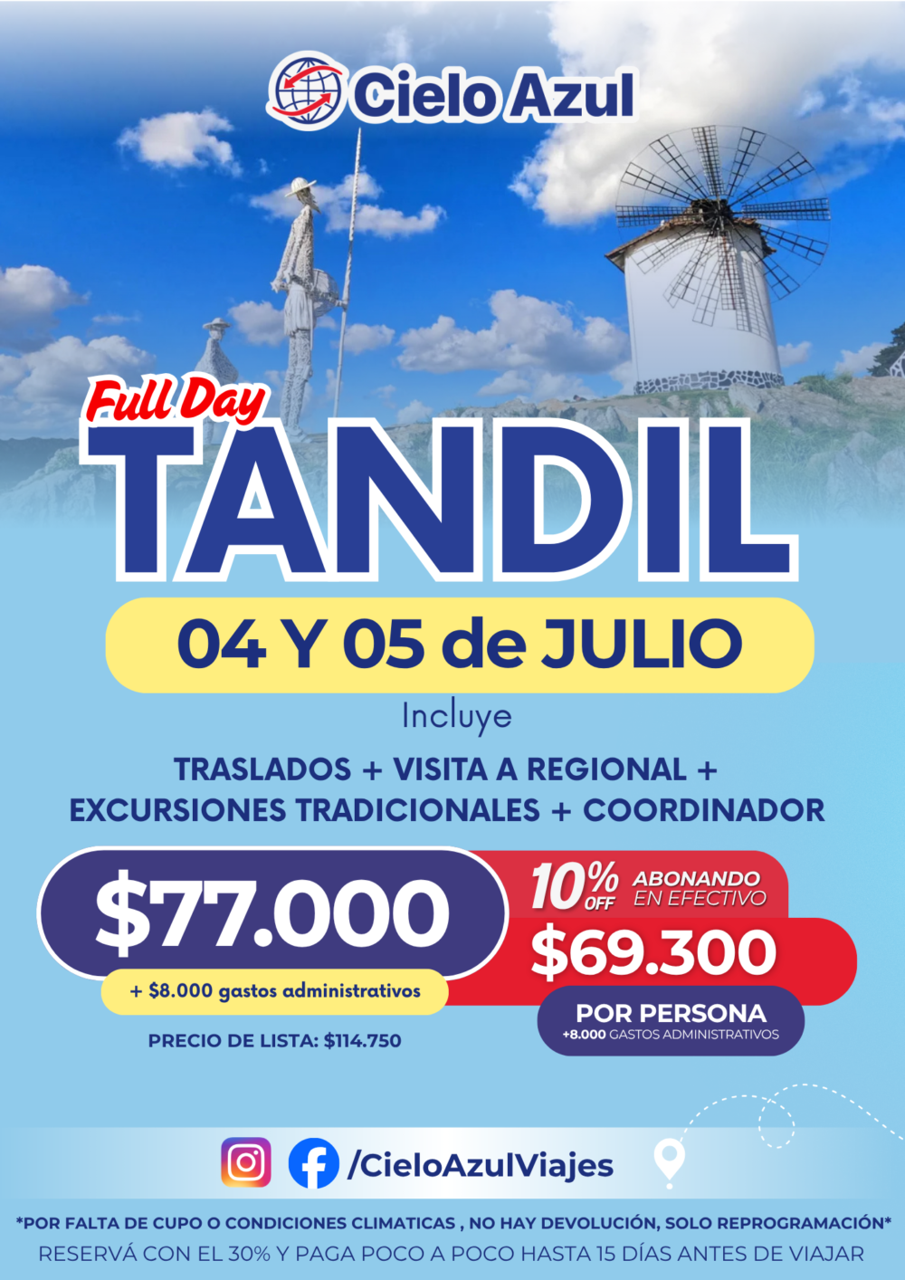 TANDIL EN JULIO