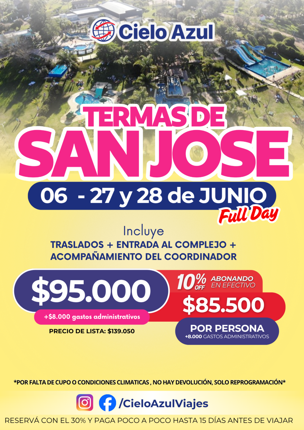 TERMAS DE SAN JOSE EN JUNIO