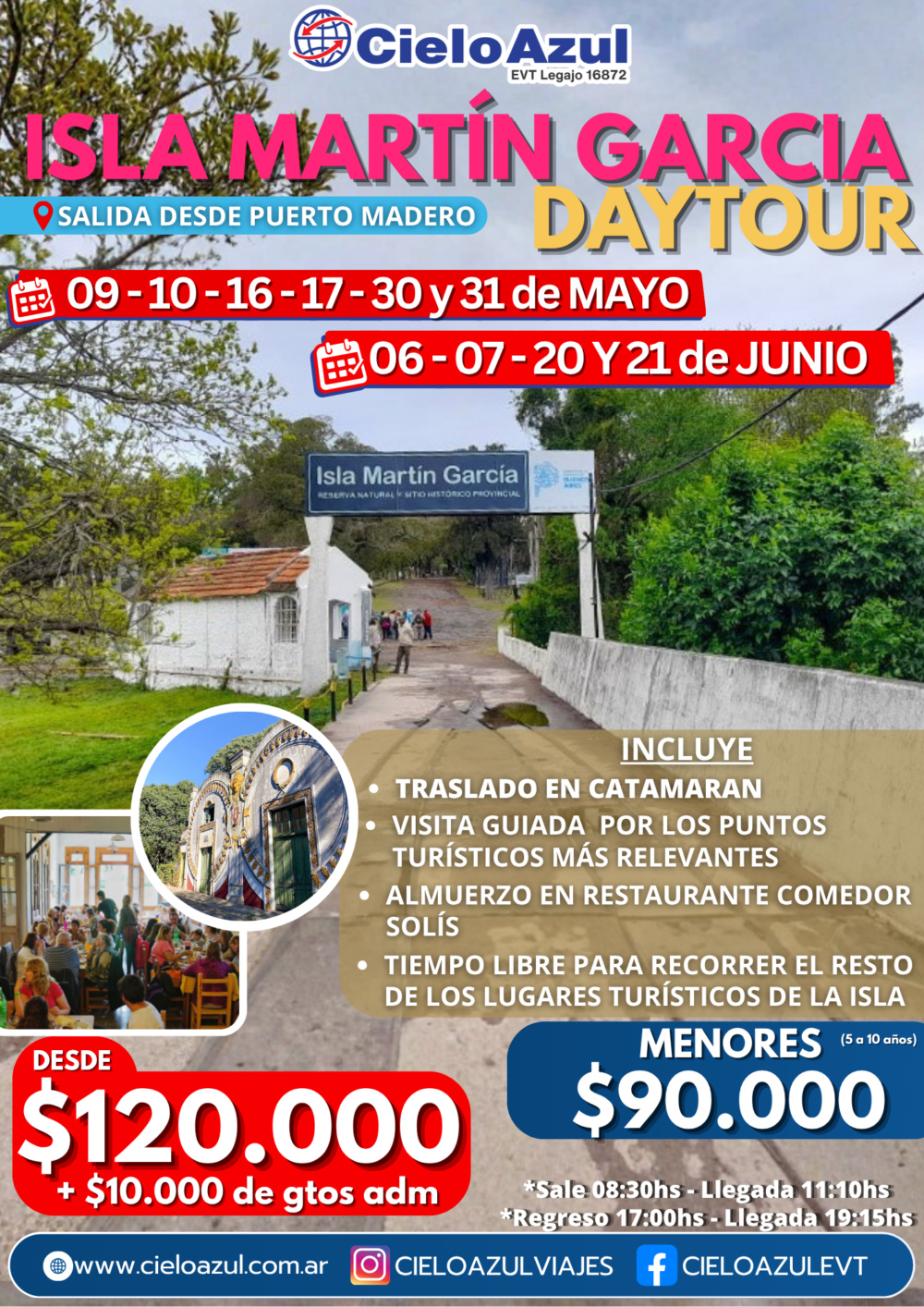 ISLA MARTIN GARCIA - FULL DAY (EN EL DÍA)