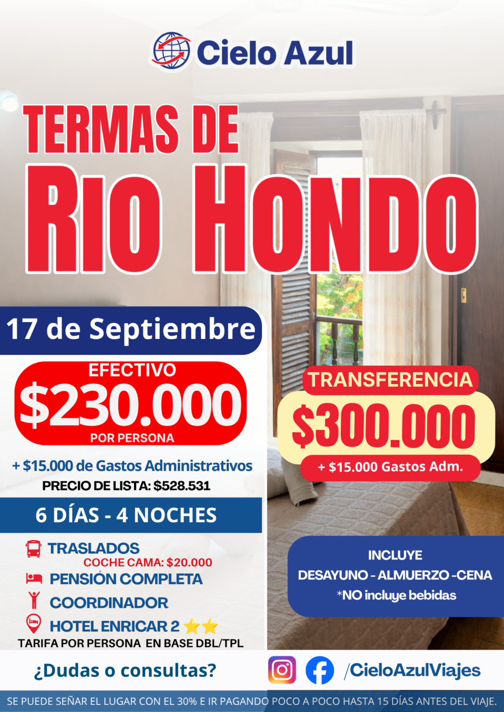 TERMAS DE RIO HONDO EN SEPTIEMBRE