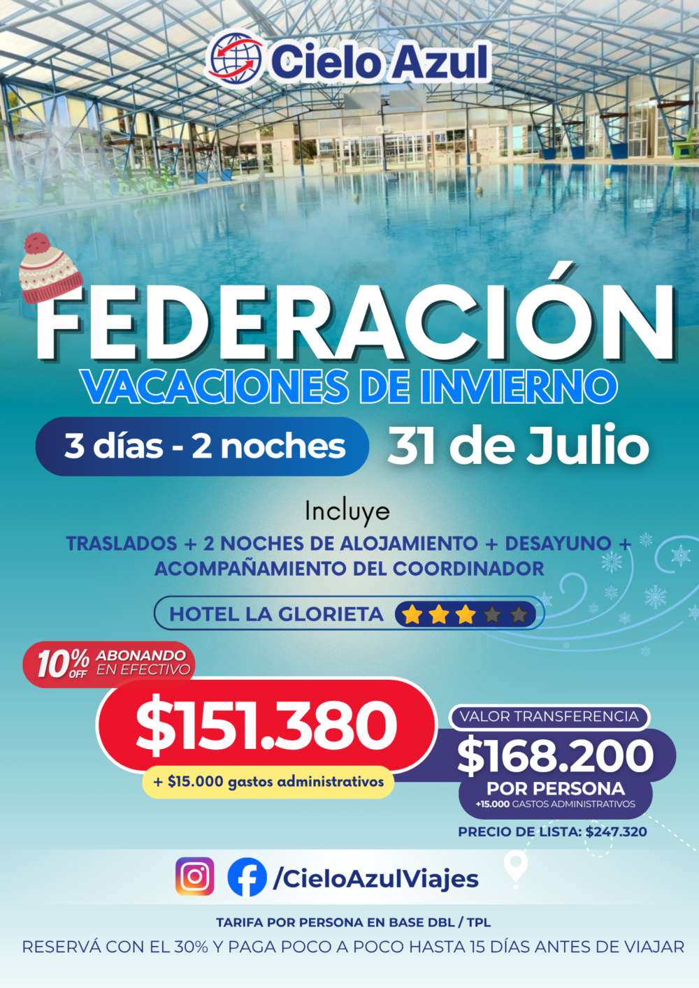 FEDERACIÓN - VACACIONES DE INVIERNO