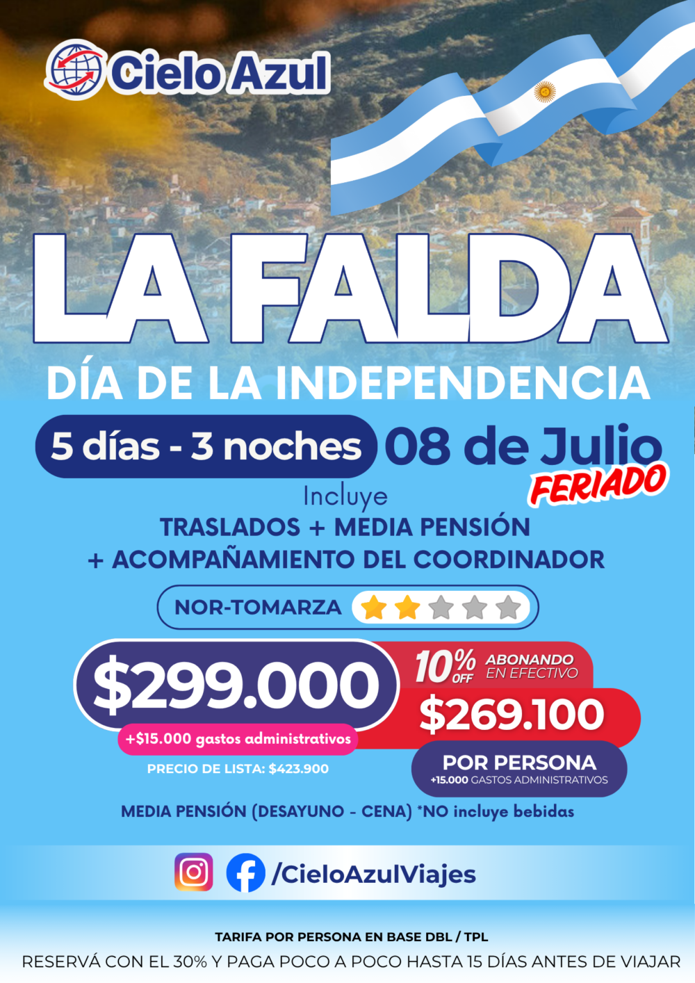 LA FALDA - DÍA DE LA INDEPENDENCIA