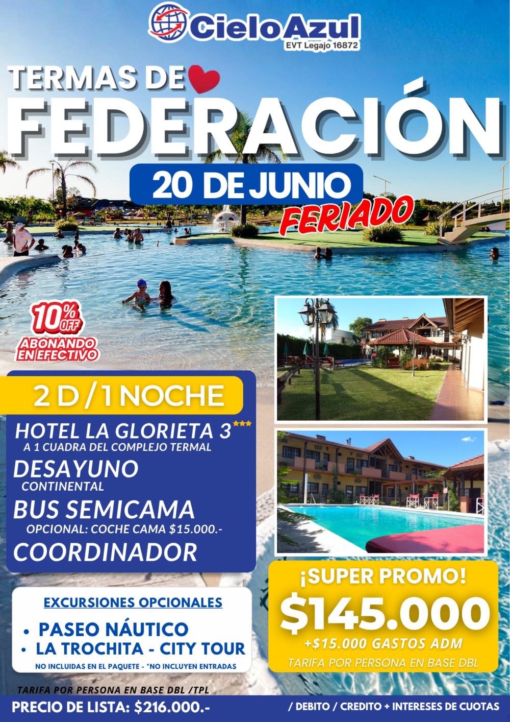 FEDERACIÓN FERIADO 20 DE JUNIO