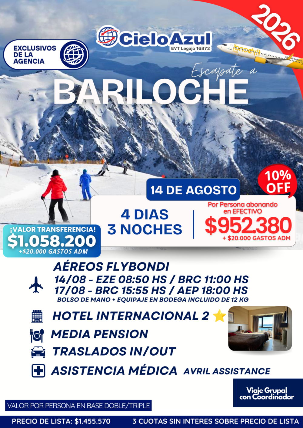 BARILOCHE - 14 DE AGOSTO