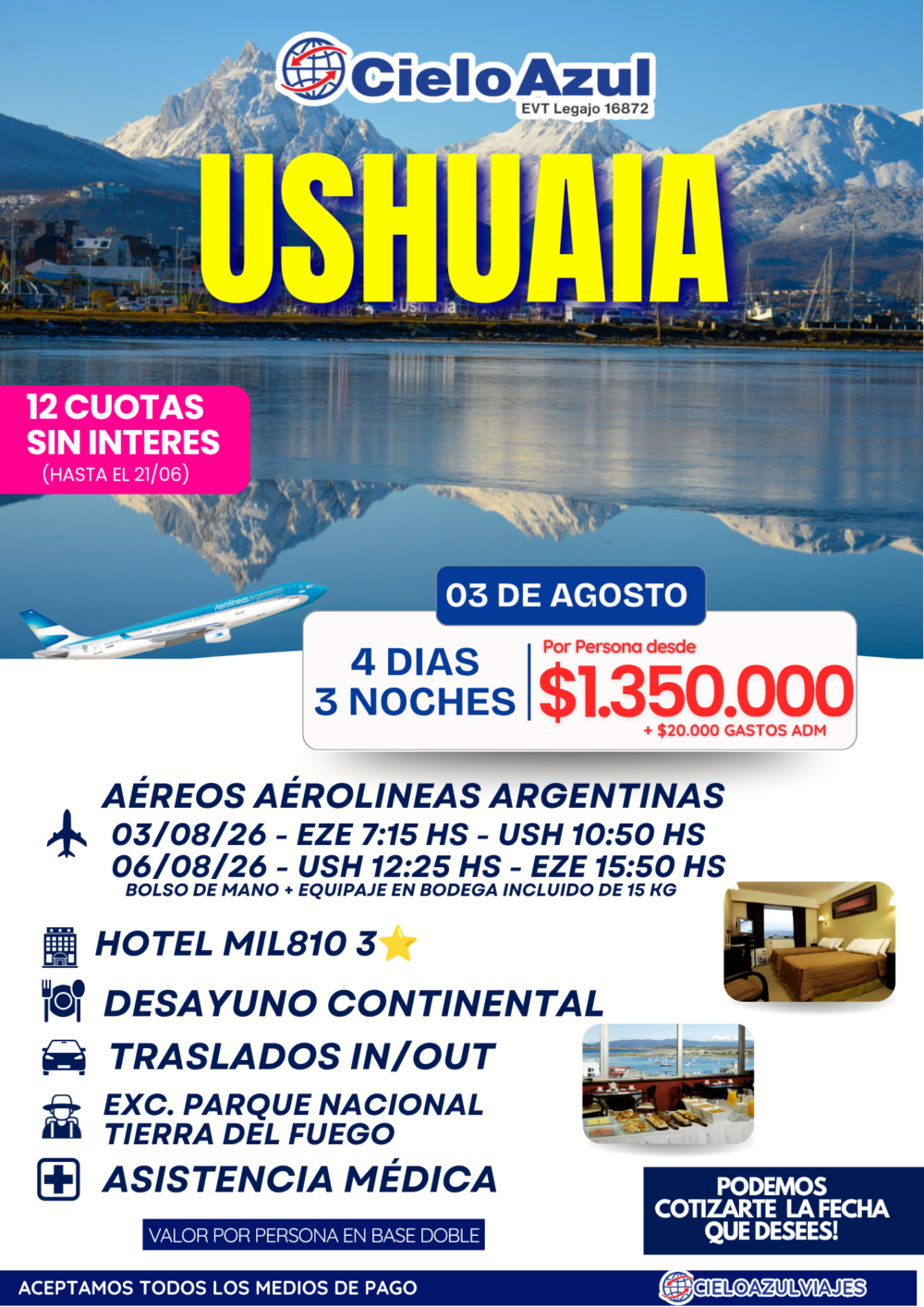 USHUAIA - AGOSTO