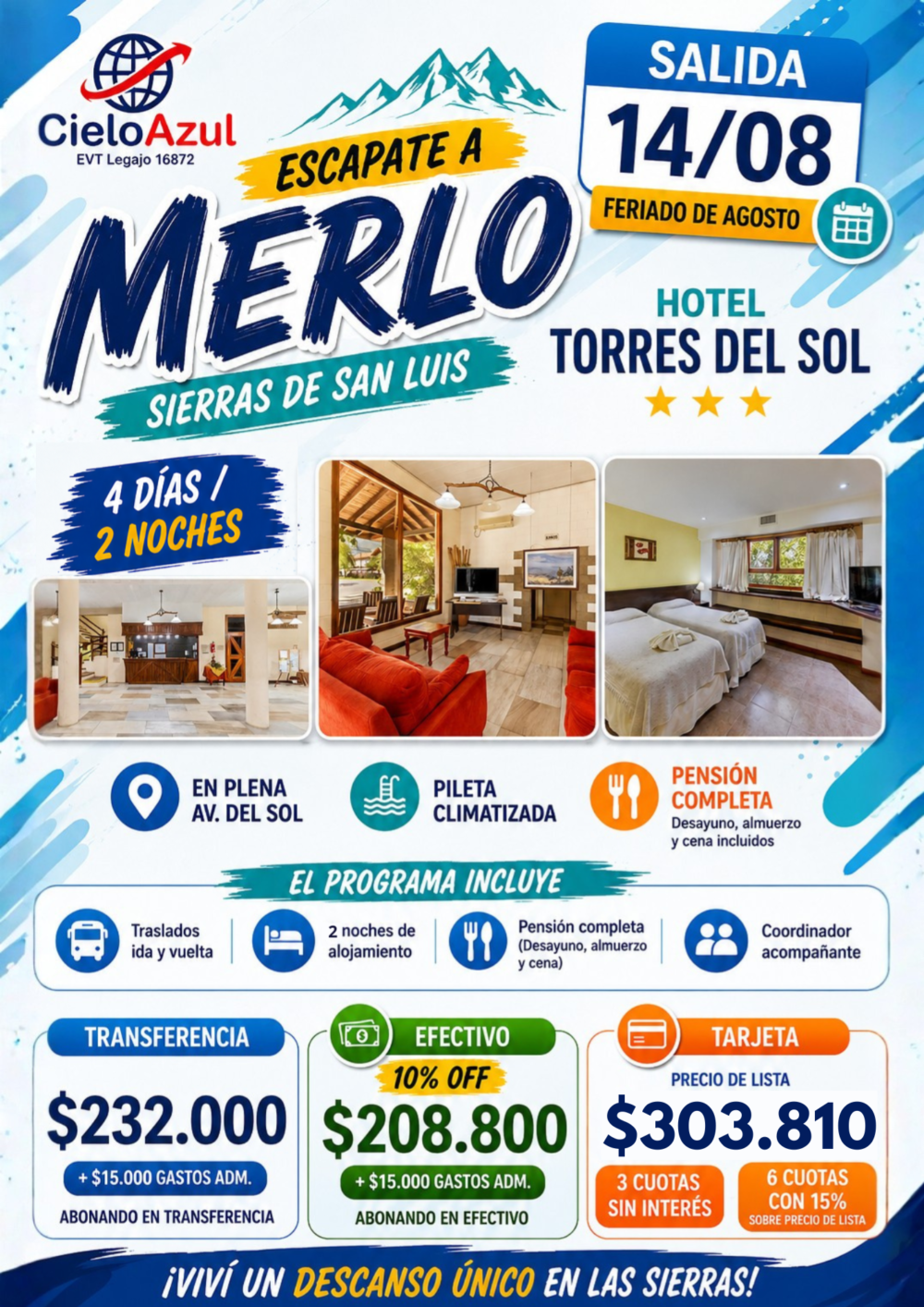 MERLO - FERIADO DE AGOSTO