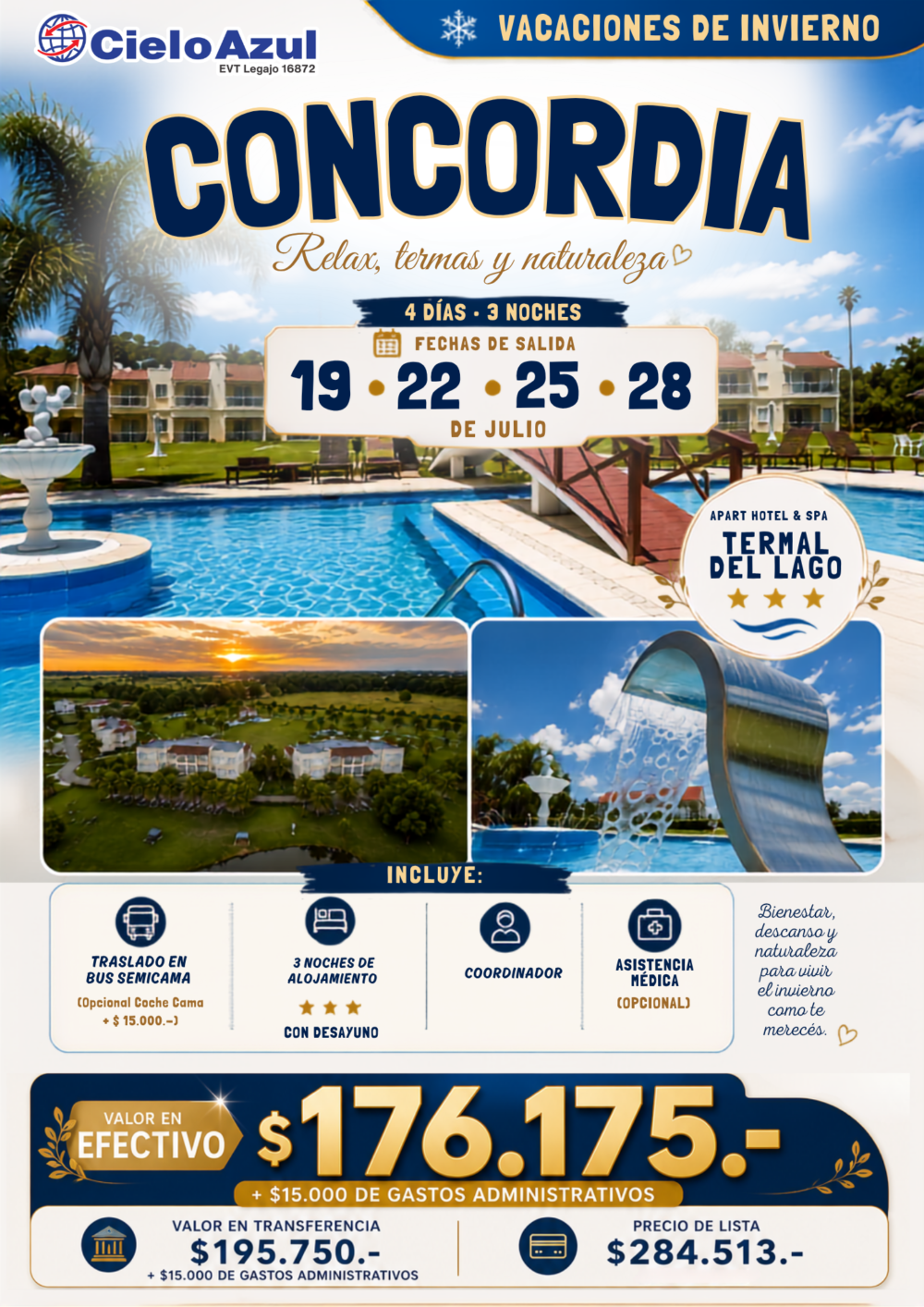 CONCORDIA - VACACIONES DE INVIERNO