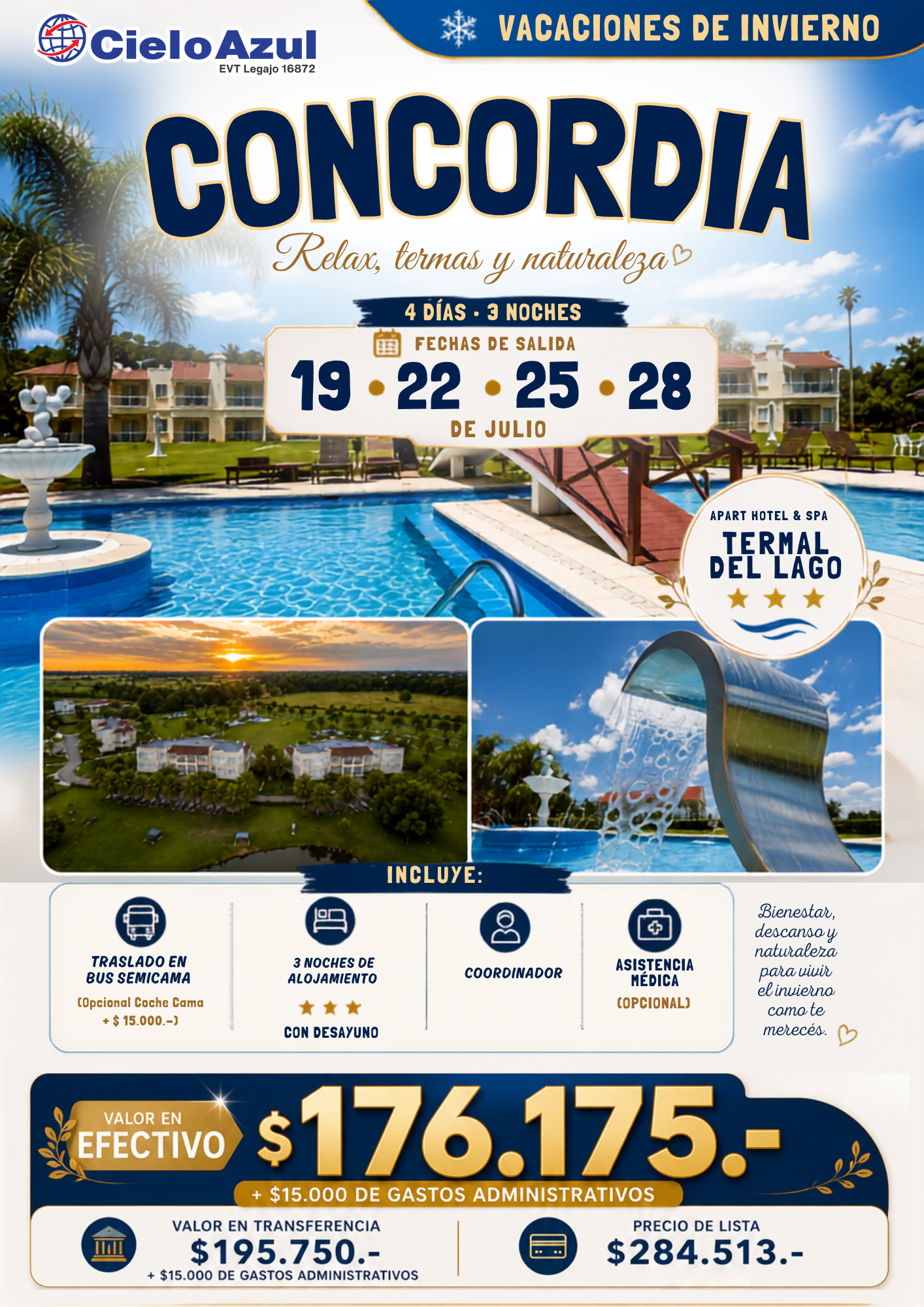 CONCORDIA - VACACIONES DE INVIERNO