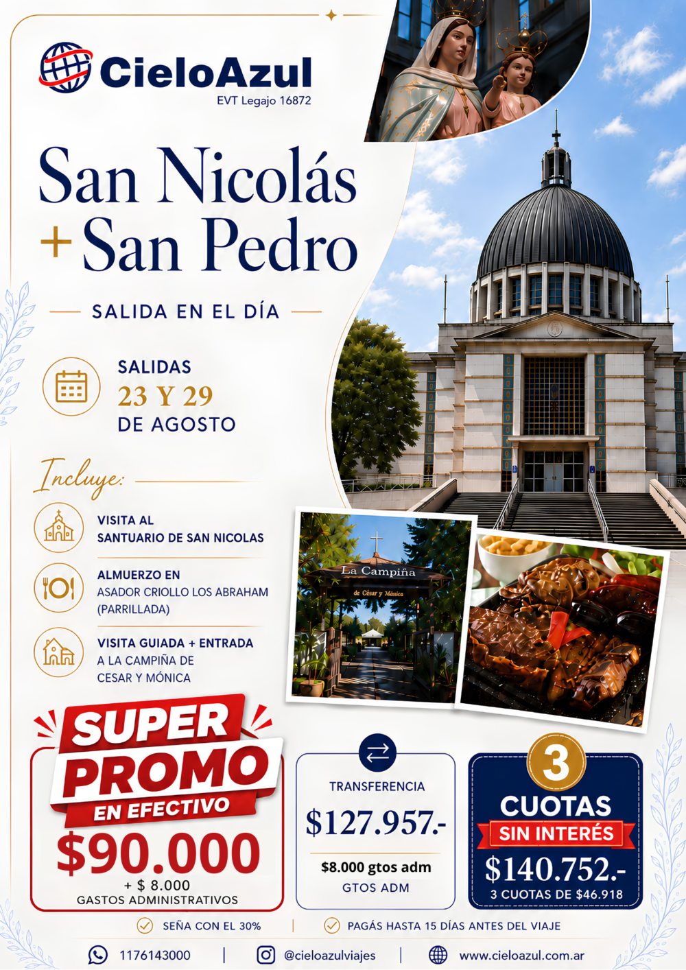 SAN NICOLAS + SAN PEDRO - AGOSTO