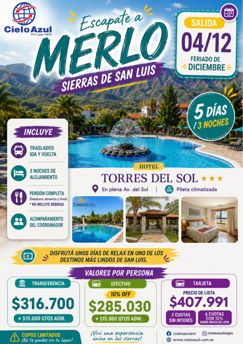 MERLO - FERIADO DE DICIEMBRE