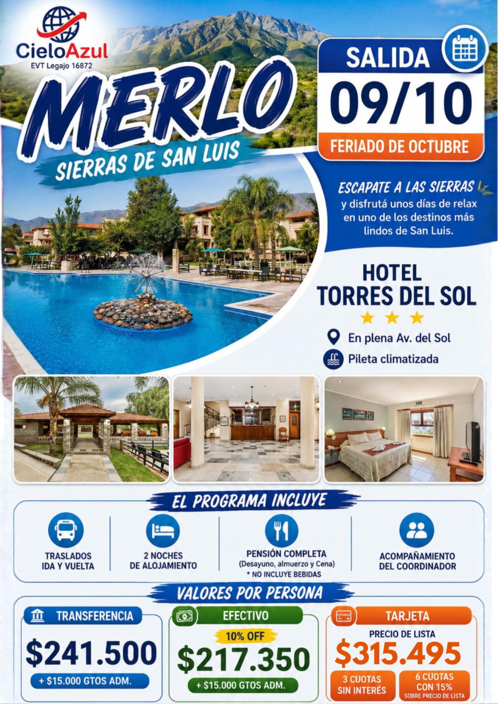 MERLO - FERIADO DE OCTUBRE