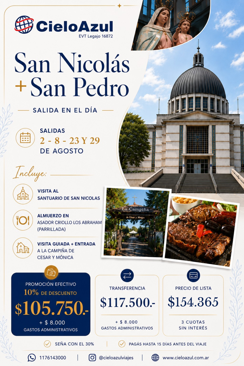 SAN NICOLAS + SAN PEDRO - AGOSTO