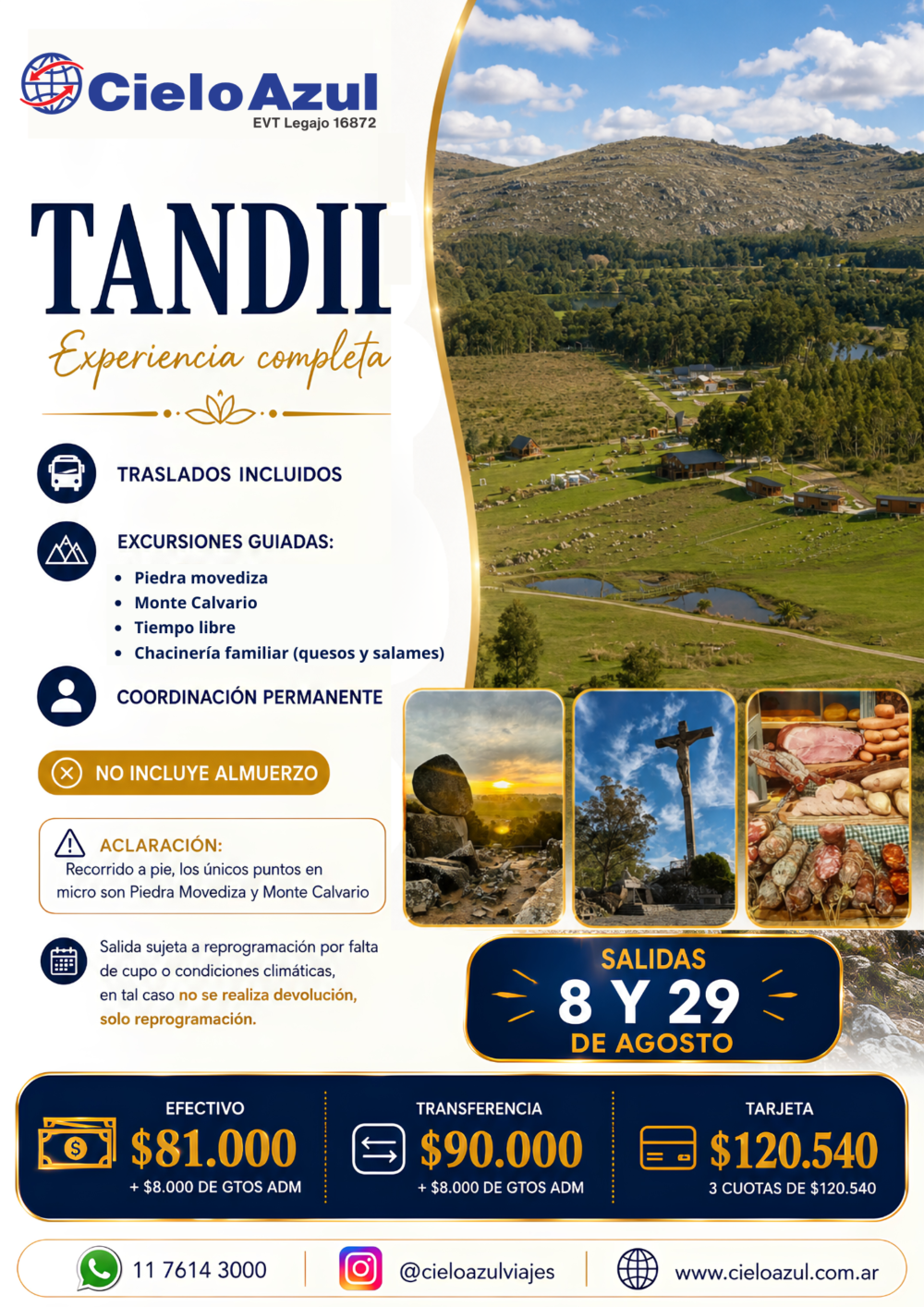 TANDIL EN AGOSTO
