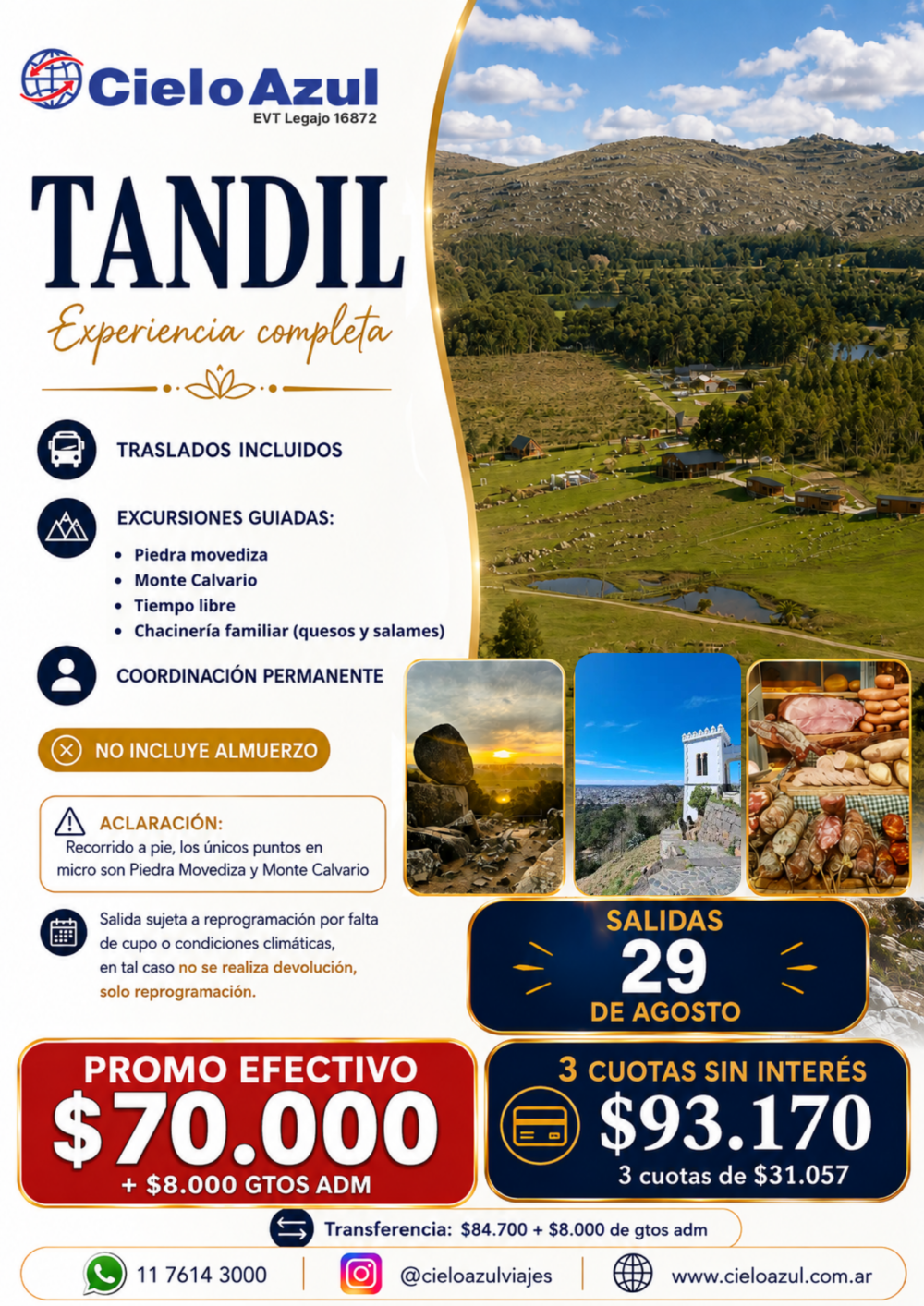 TANDIL EN AGOSTO