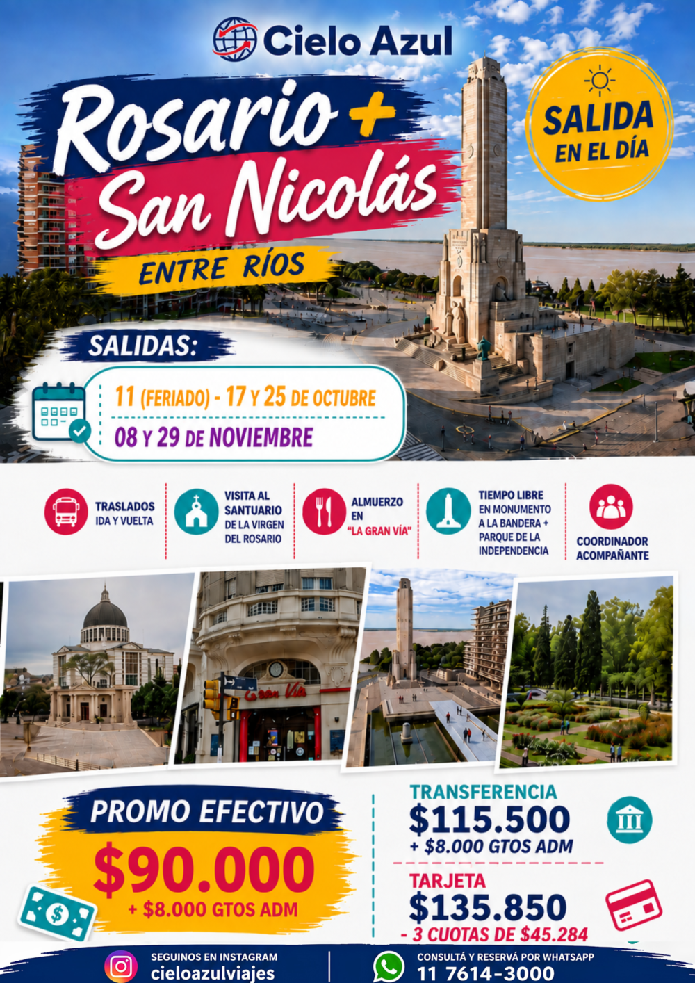 Rosario + San Nicolas - Octubre